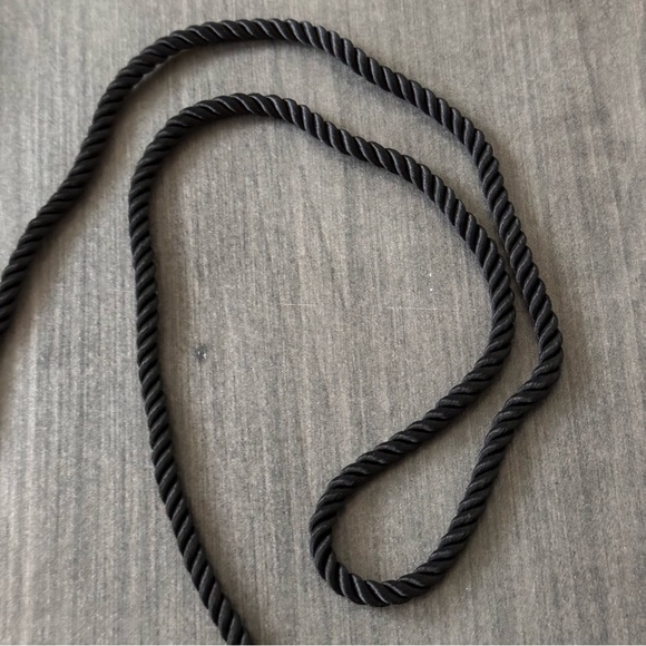 White House Black Market small satin clutch black purse evening handbag - Picture 3 of 10